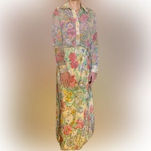 SET!! Rare Find! Vintage 50s tailored wrap skirt & blouse by Adelaar Clothing.